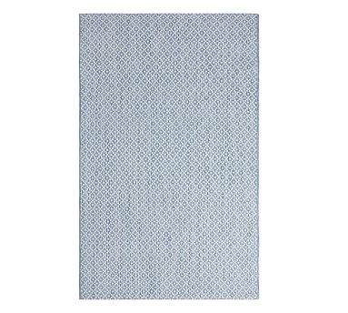 Burnel Easy Care Rug, Blue, 8 x 10' - Image 0