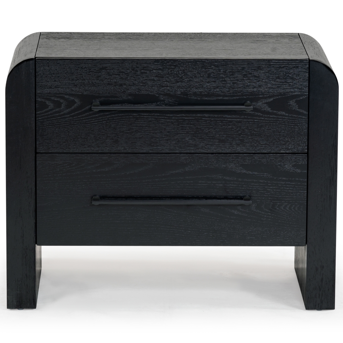 Katrina 2 Drawer Nightstand - Black/Black - Image 0