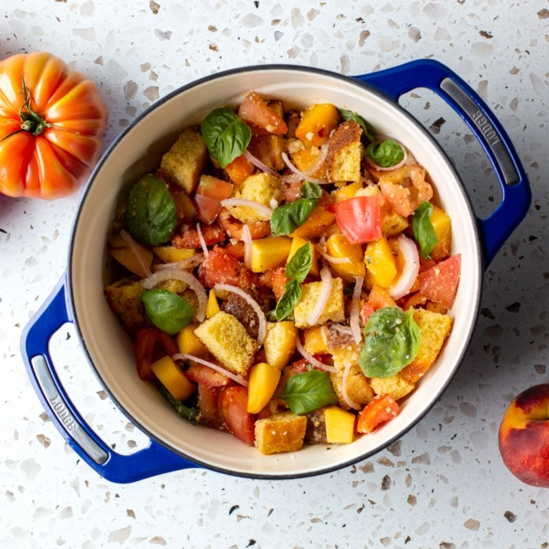 Lodge USA Enameled 3-Qt. Cast Iron Dutch Oven in Smooth Sailing Blue - Image 1