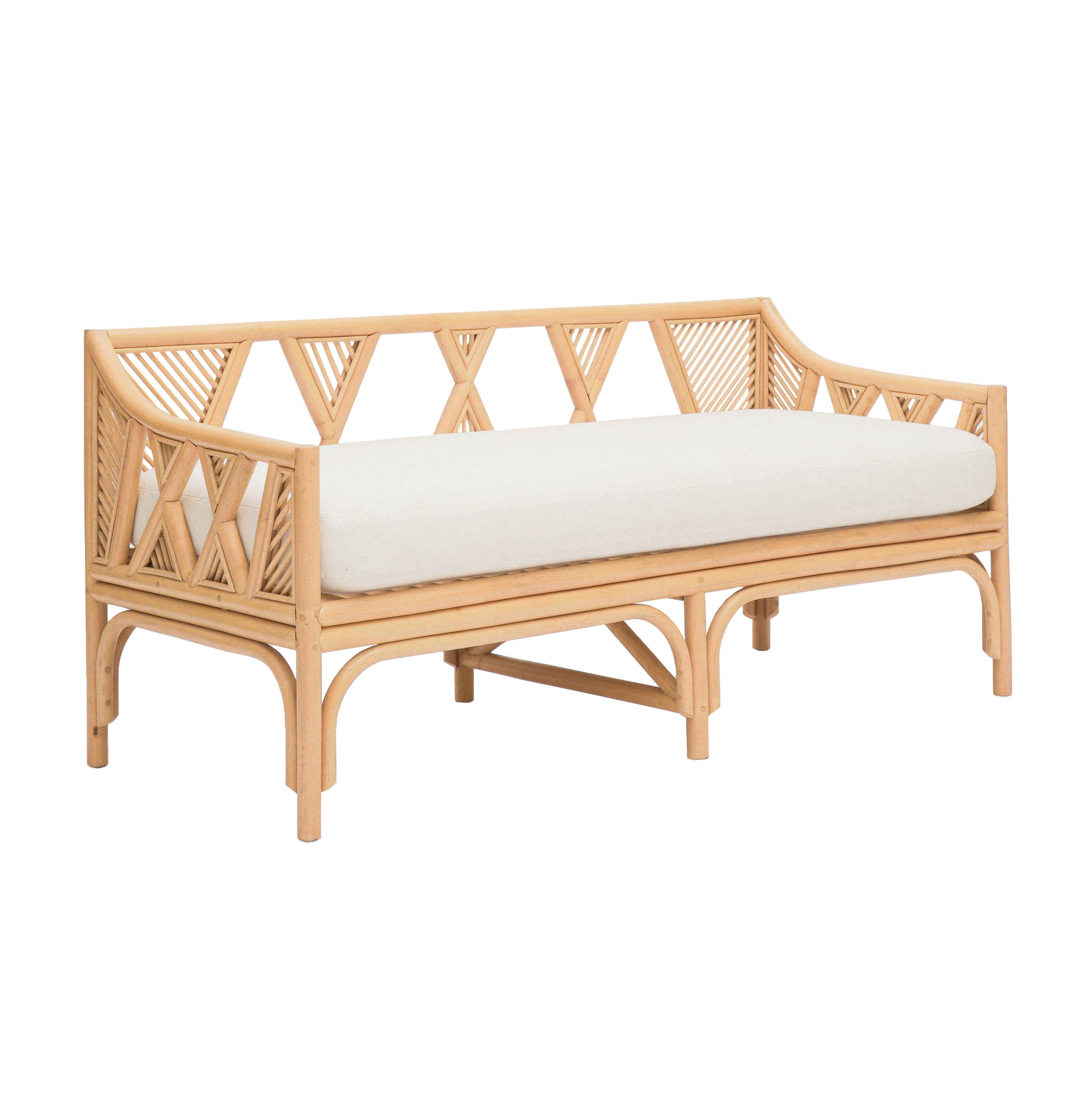 Jayla Natural Rattan Bench - Image 0