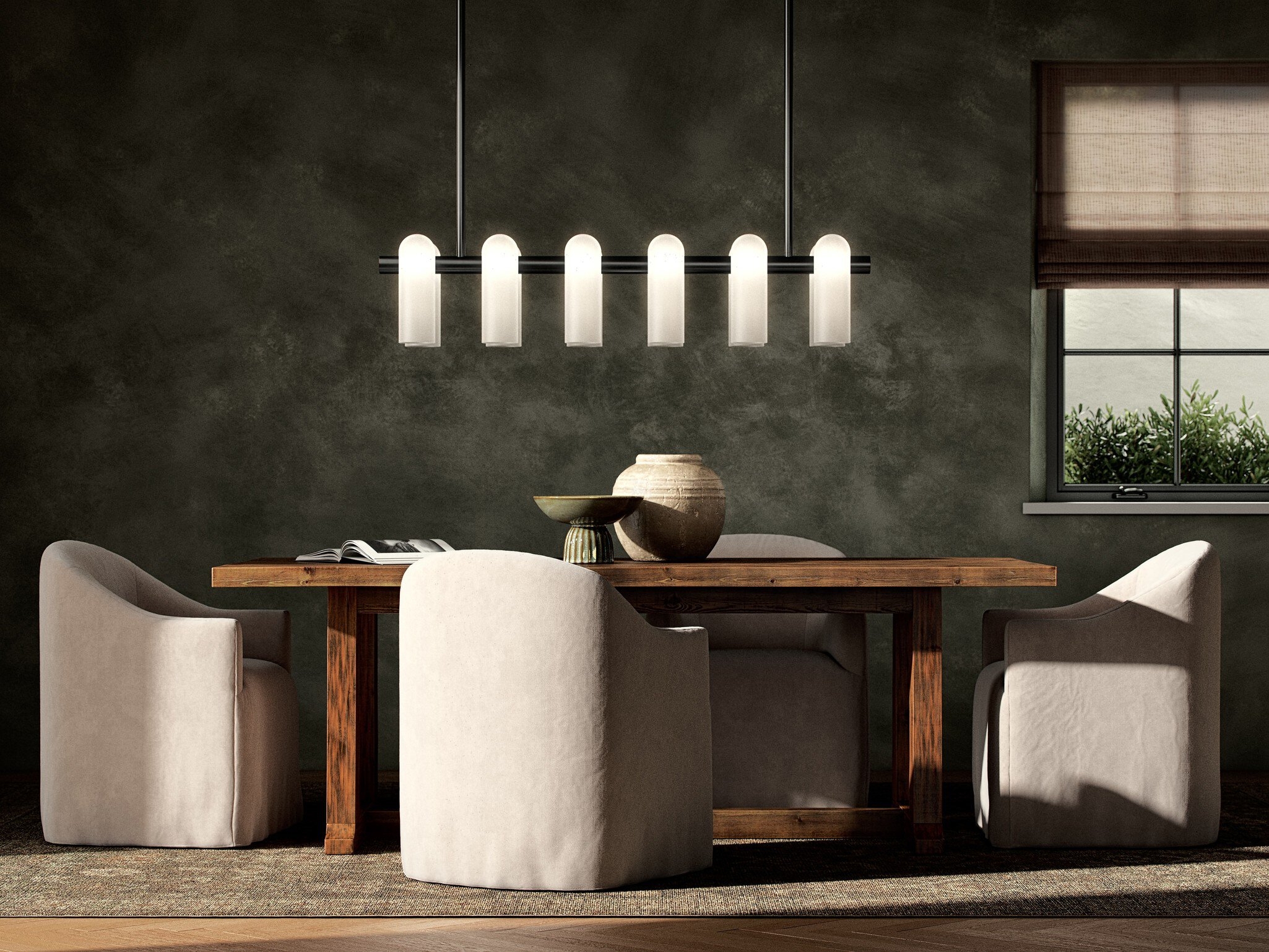 Odyssey Linear Md Chandelier - Black Gunmetal - Image 2