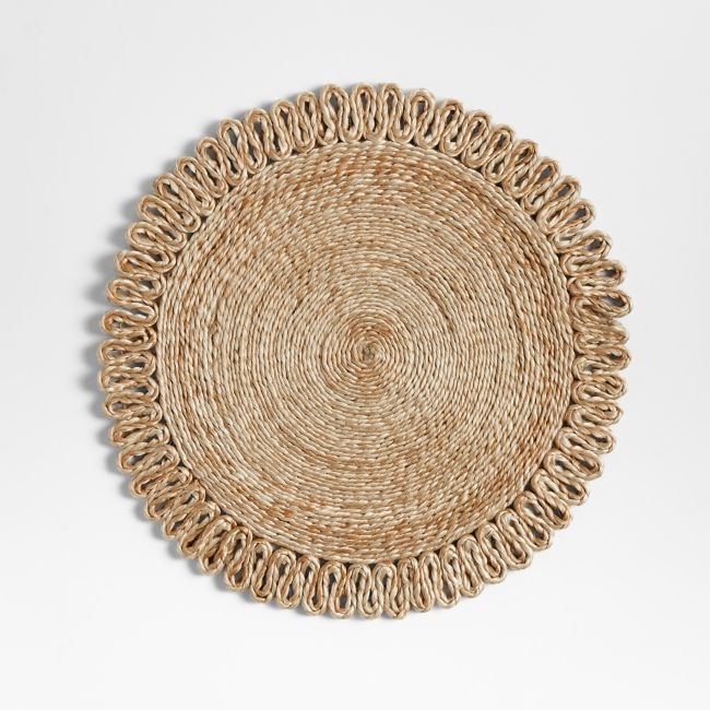 Caliente Round Woven Jute Placemat - Image 0