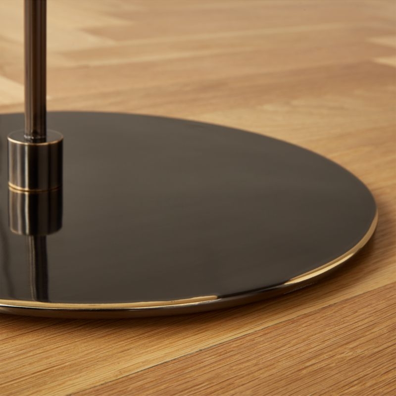 Soporte Floor Lamp, Blackened Brass - Image 1