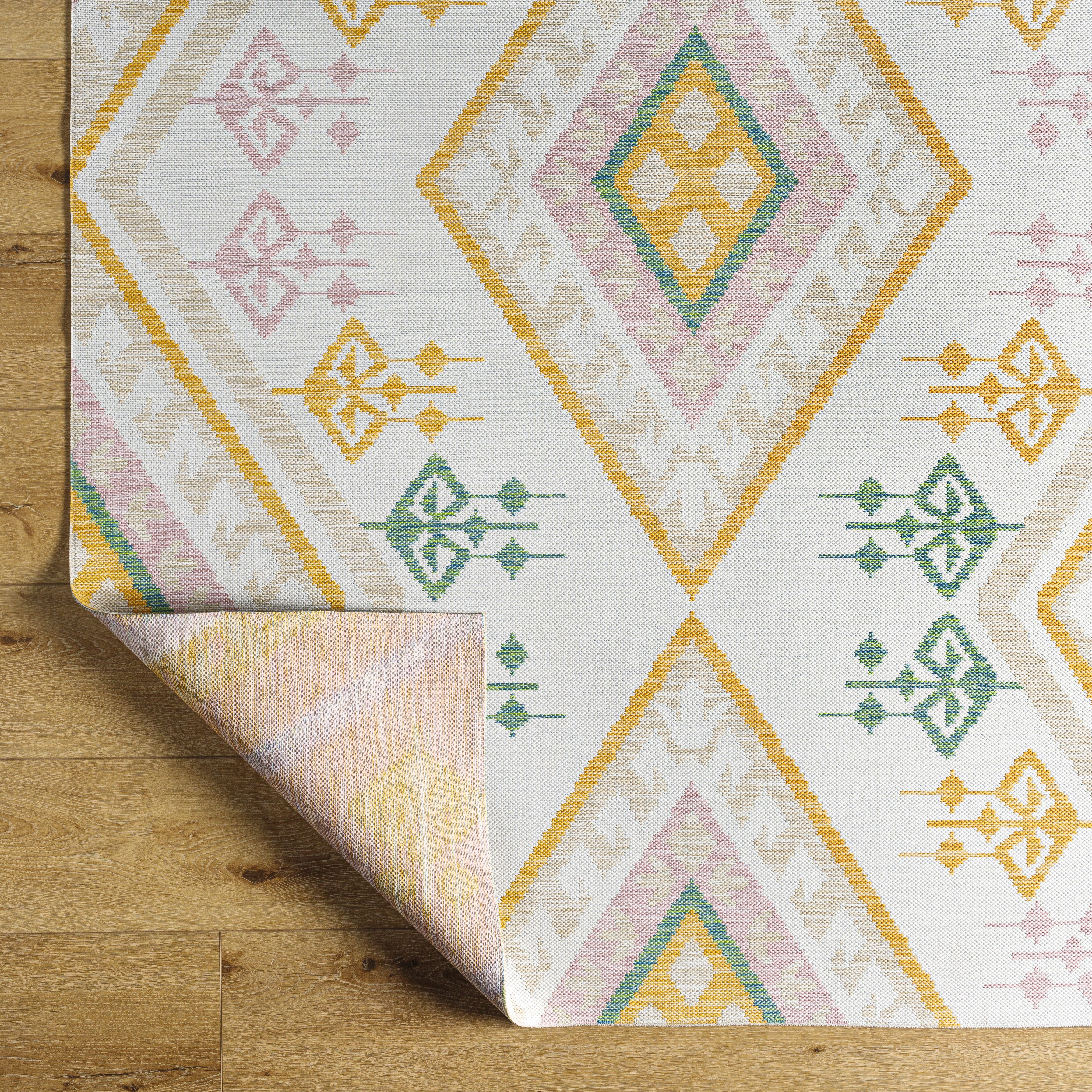 Barbados Beige Outdoor 7'10" x 10' Machine Woven Rug - Image 3