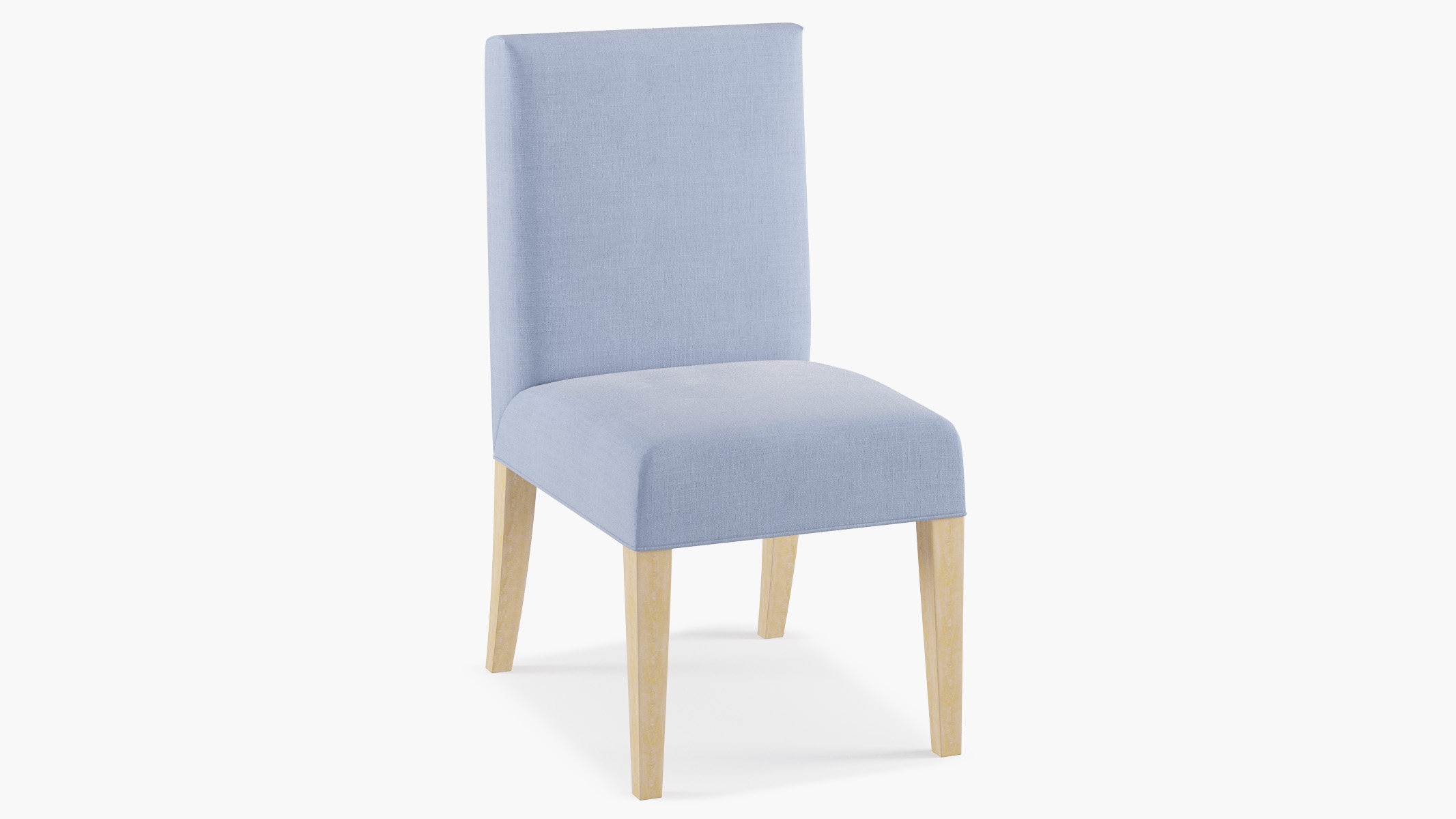 Classic Dining Chair, Denim Everyday Linen, Natural - Image 1