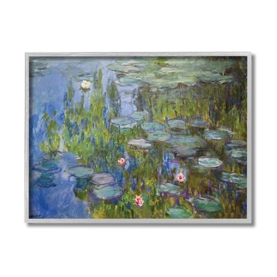 Water Lilies Study Classical Painting Detail - Image 0