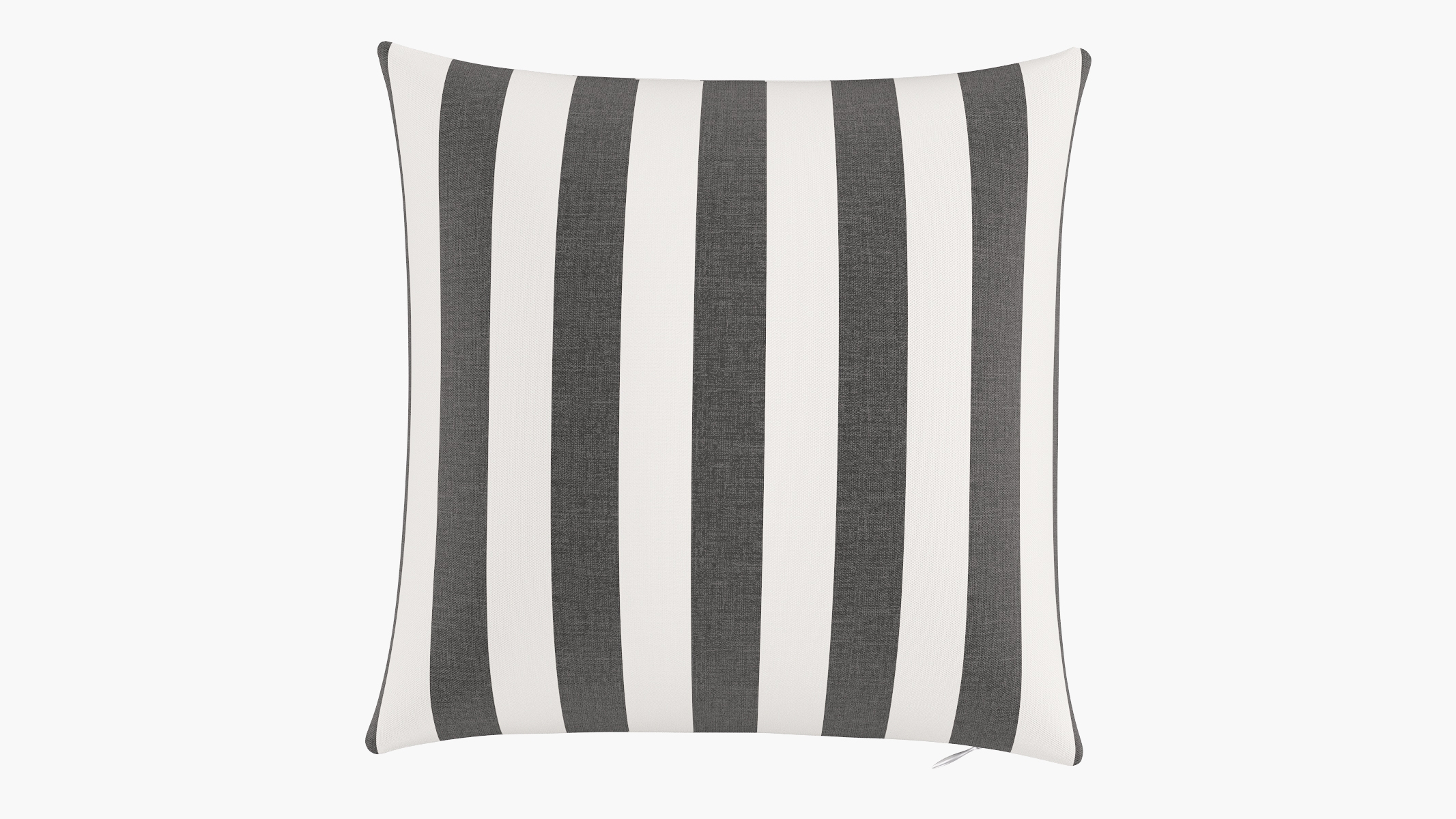 Throw Pillow 16", Ink Cabana Stripe, 16" x 16" - Image 0