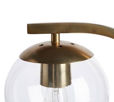Lexington USB Task Table Lamp, Antique Brass - Image 3