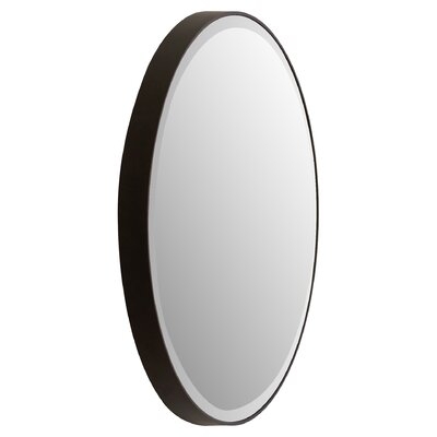 Burnett Modern & Contemporary Beveled Round Accent Mirror - Image 0