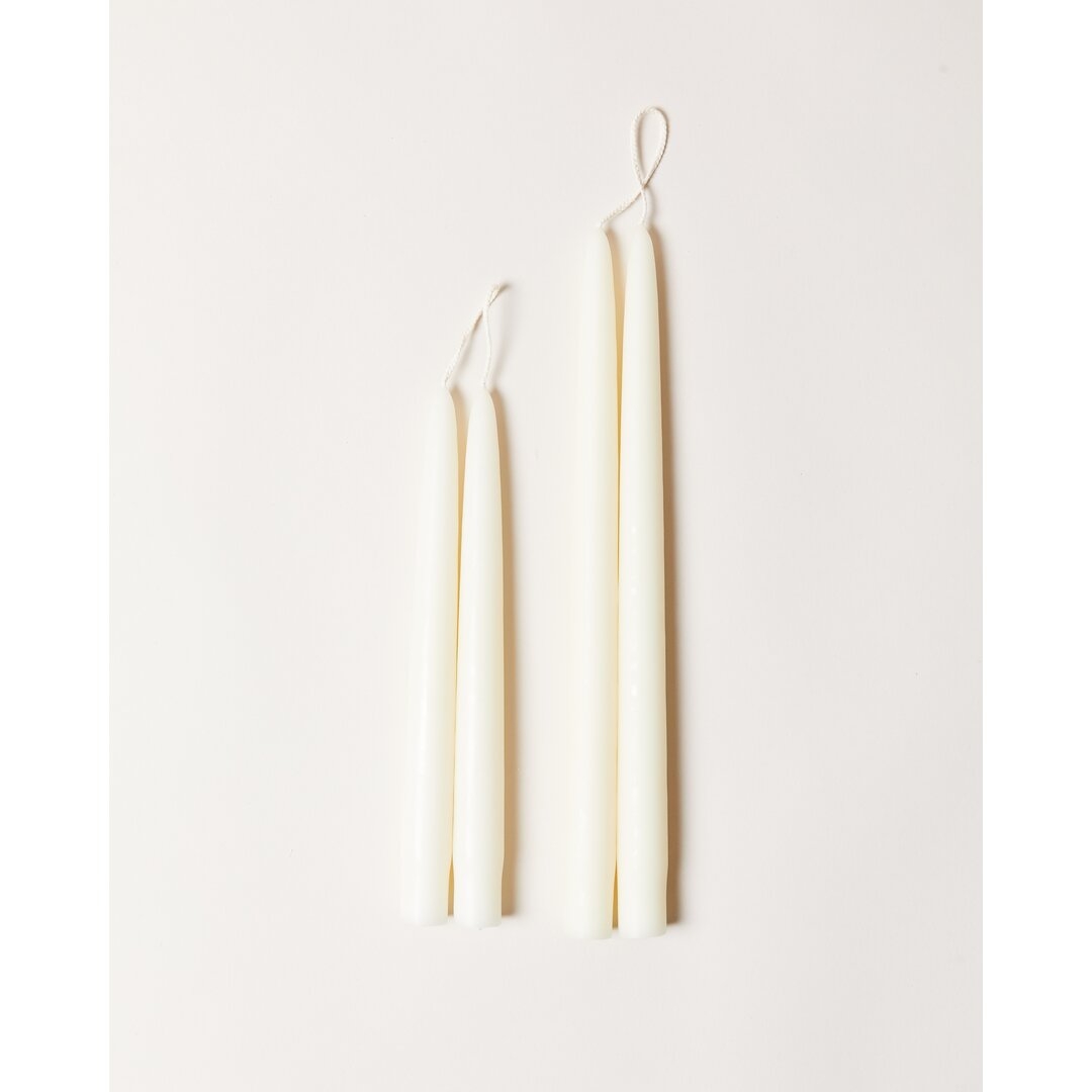 Farmhouse Pottery Unscented 12" Taper Candle Set (Set of 2) - Image 0
