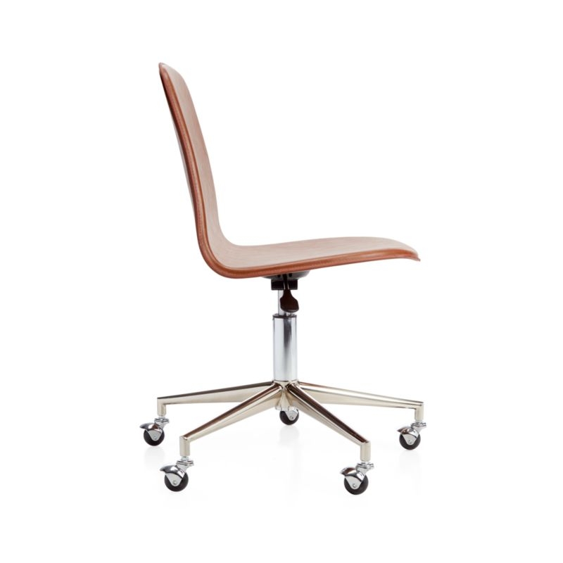 Class Act Brown & Silver Kids Desk Chair Set - Image 3