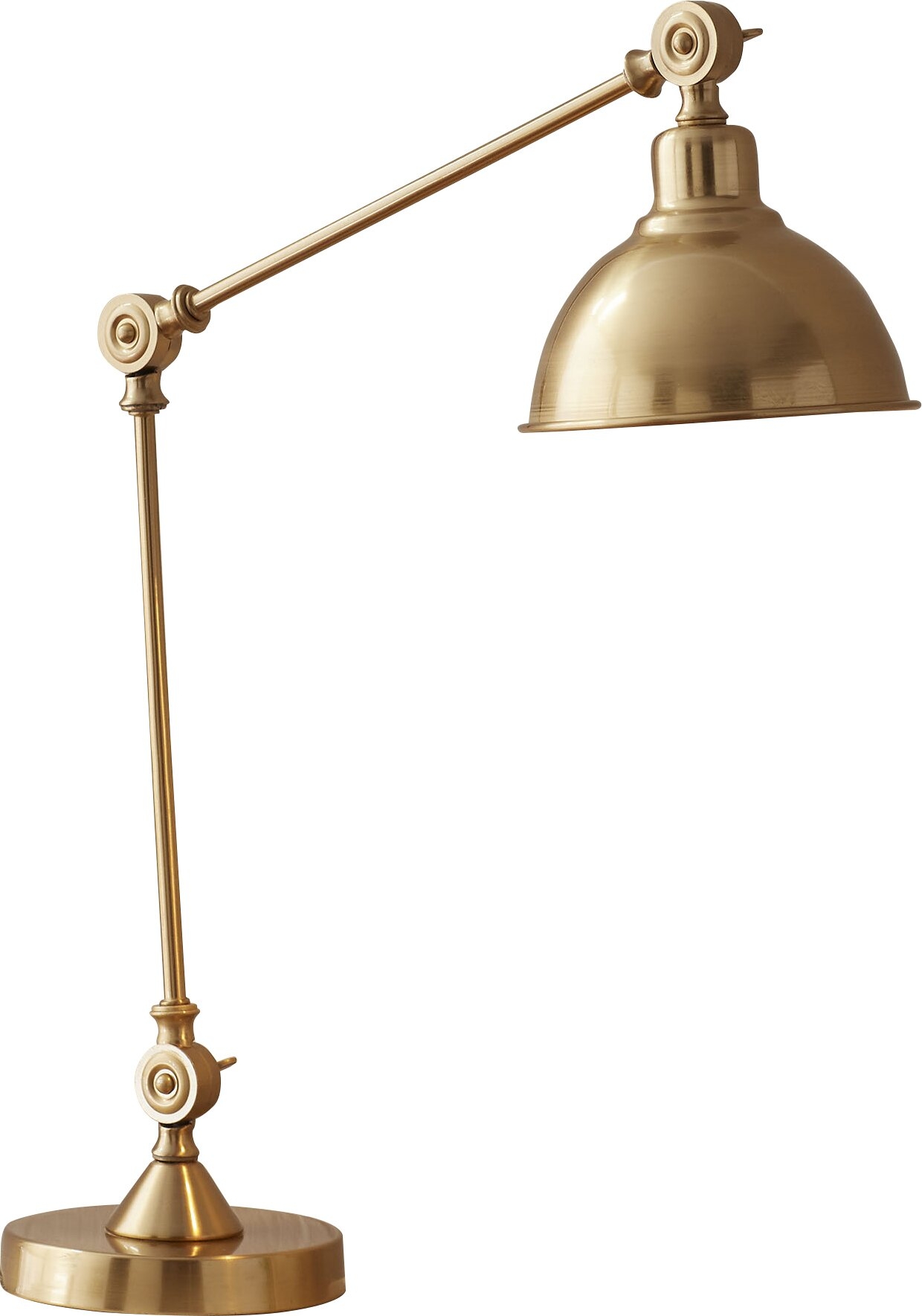Brynner 30.5" Brass Desk Lamp - Image 0