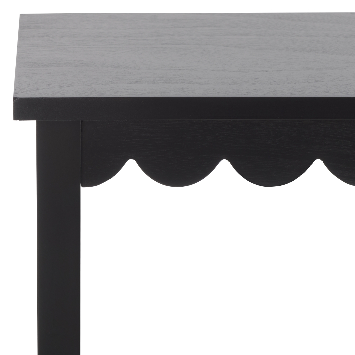 Haven Lower 2 Drawer Console - Matte Black - Image 2