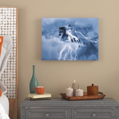 'The Queen Of Lighting' Graphic Art Print on Wrapped Canvas - Image 0