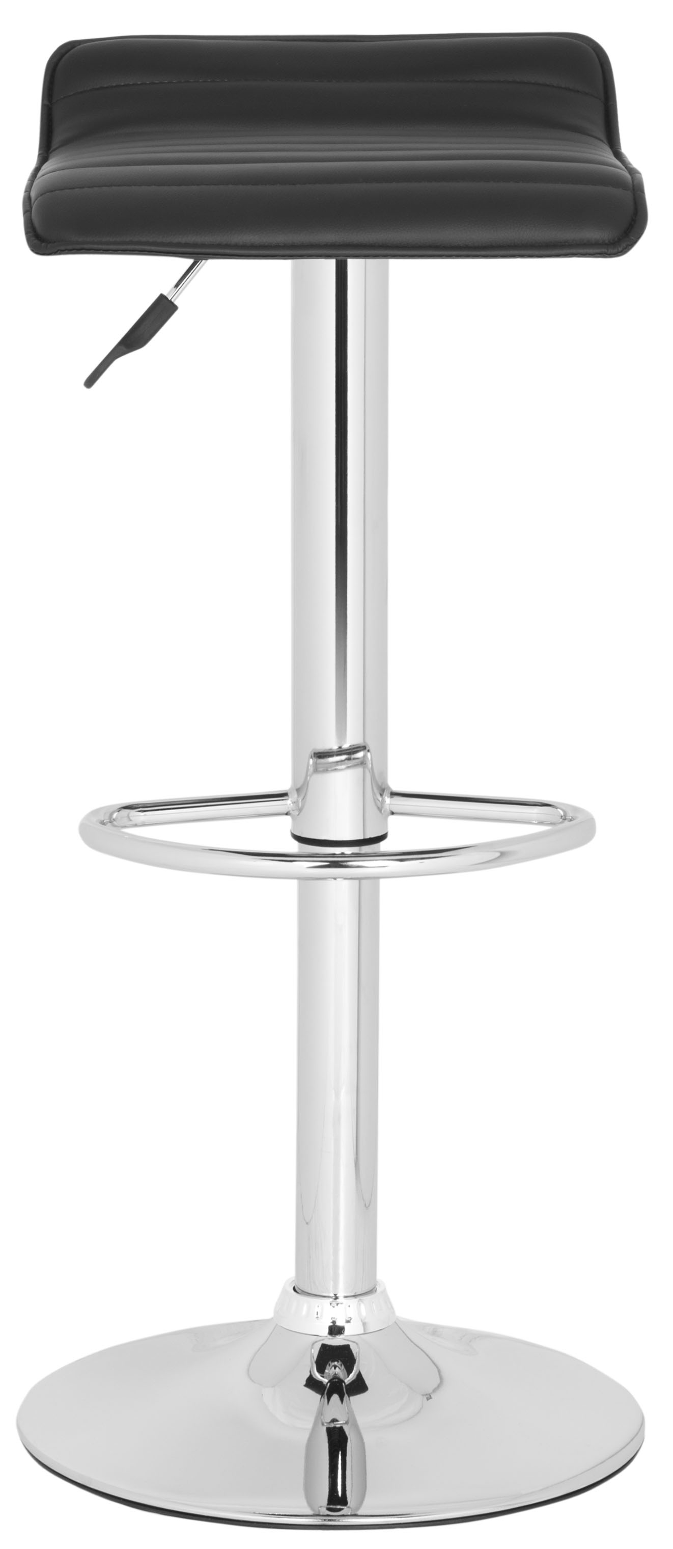 Kemonti Swivel Bar Stool - Black - Safavieh - Image 0