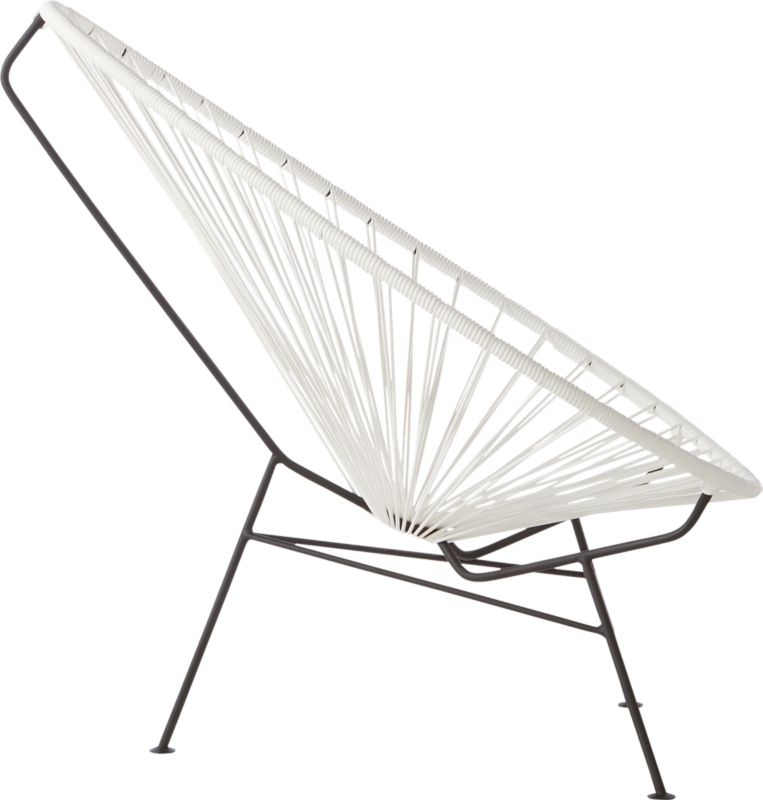 Acapulco White Outdoor Chair - Image 3