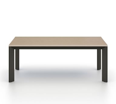 Dover Teak 79" Dining Table, Gray - Image 2