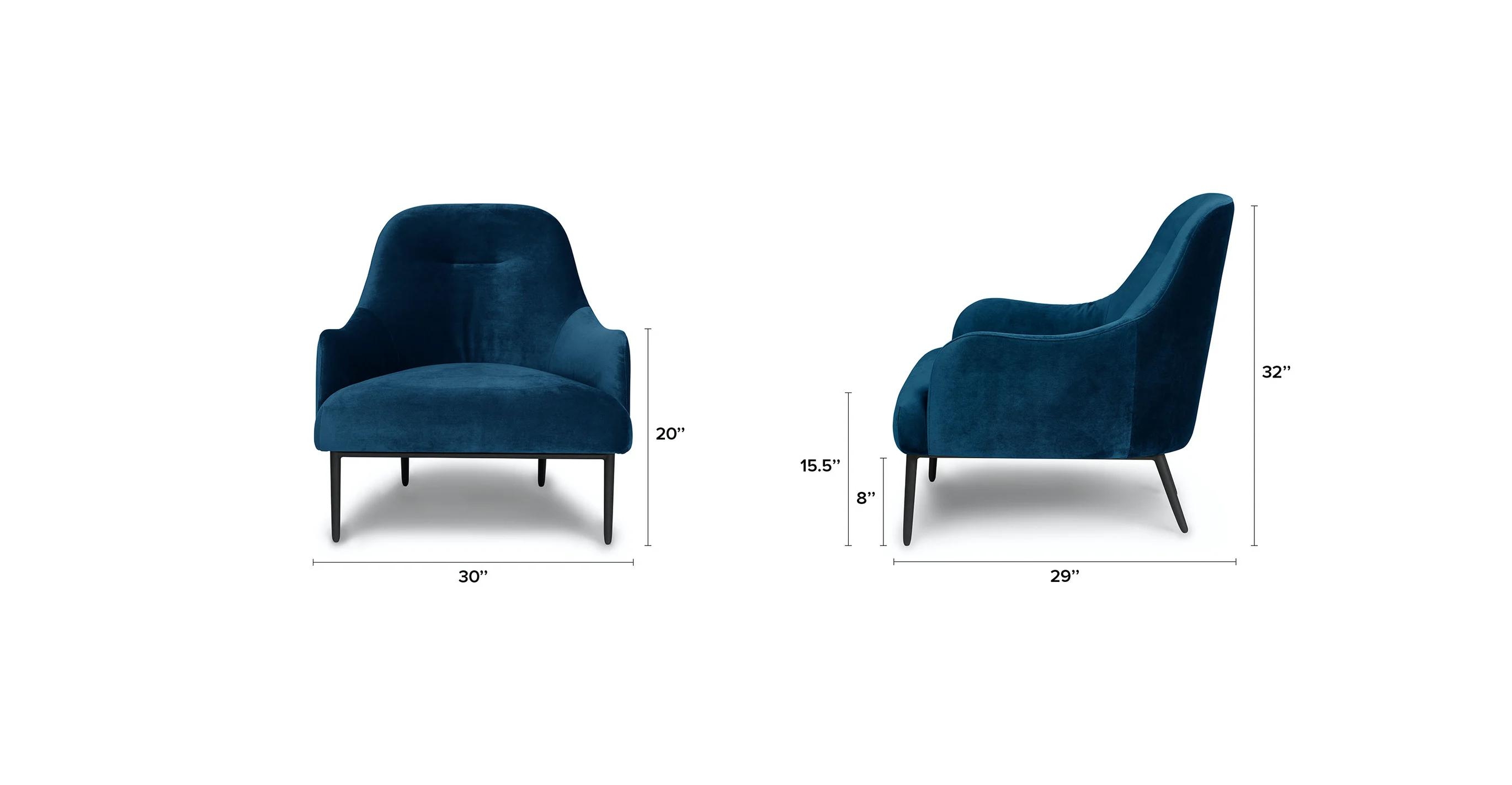 Embrace Mercury Blue Chair - Image 7