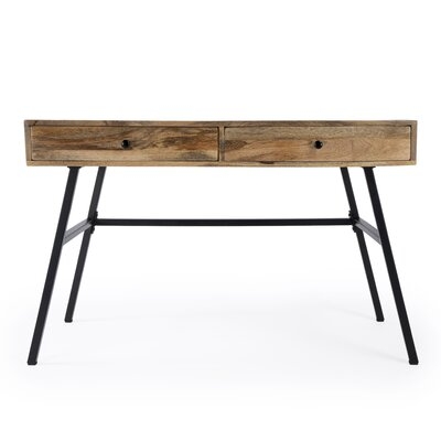 Loon Peak® Anzio Solid Wood And Metal Desk - Image 0