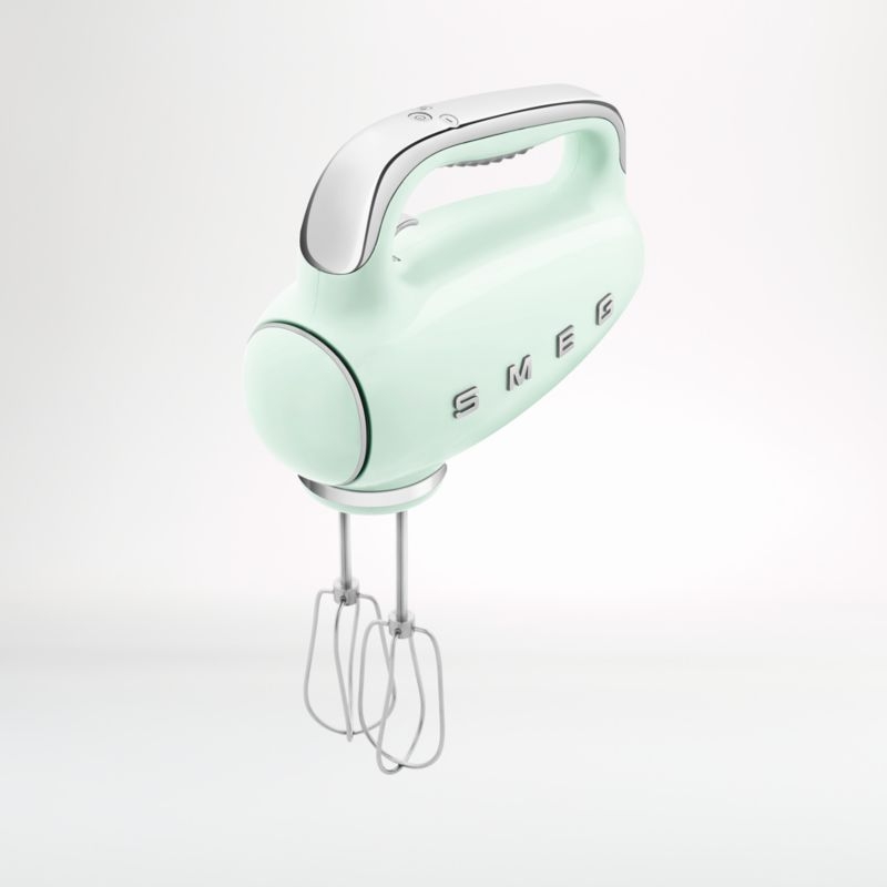 SMEG Pastel Green 9-Speed Hand Mixer - Image 1