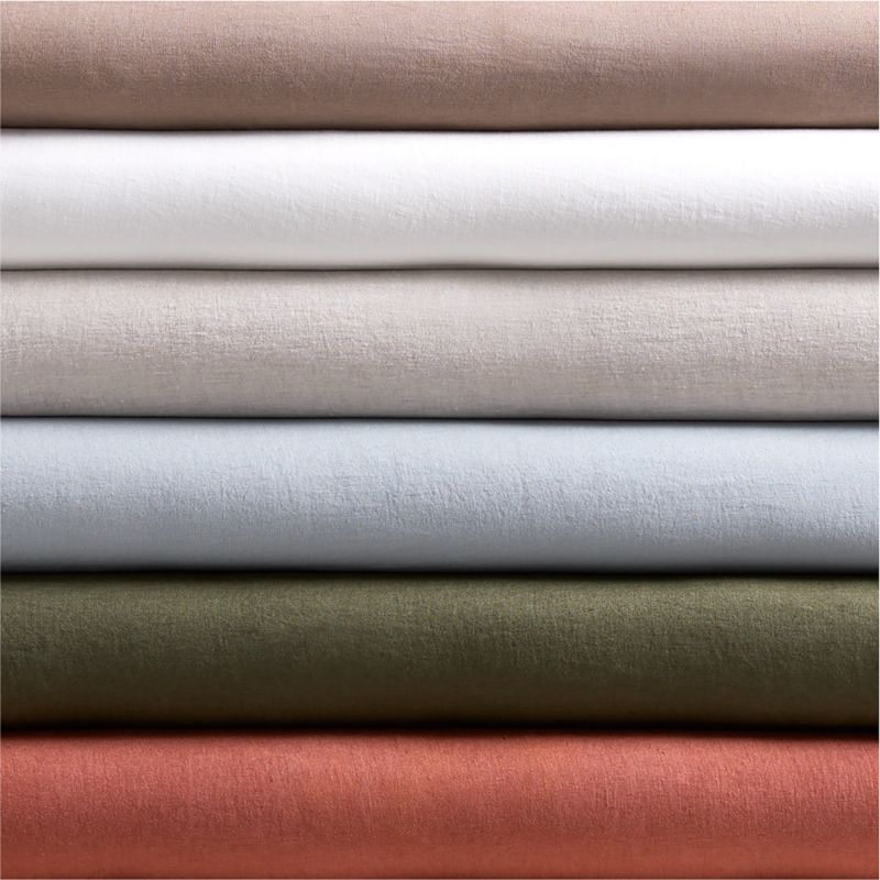 EUROPEAN FLAX ™-Certified Linen Copper Euro Bed Pillow Sham - Image 3