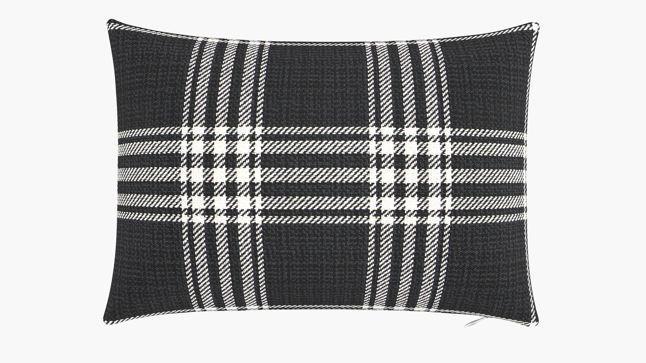 Throw Pillow 14" x 20", Barnegat Plaid, 14" x 20" - Image 0