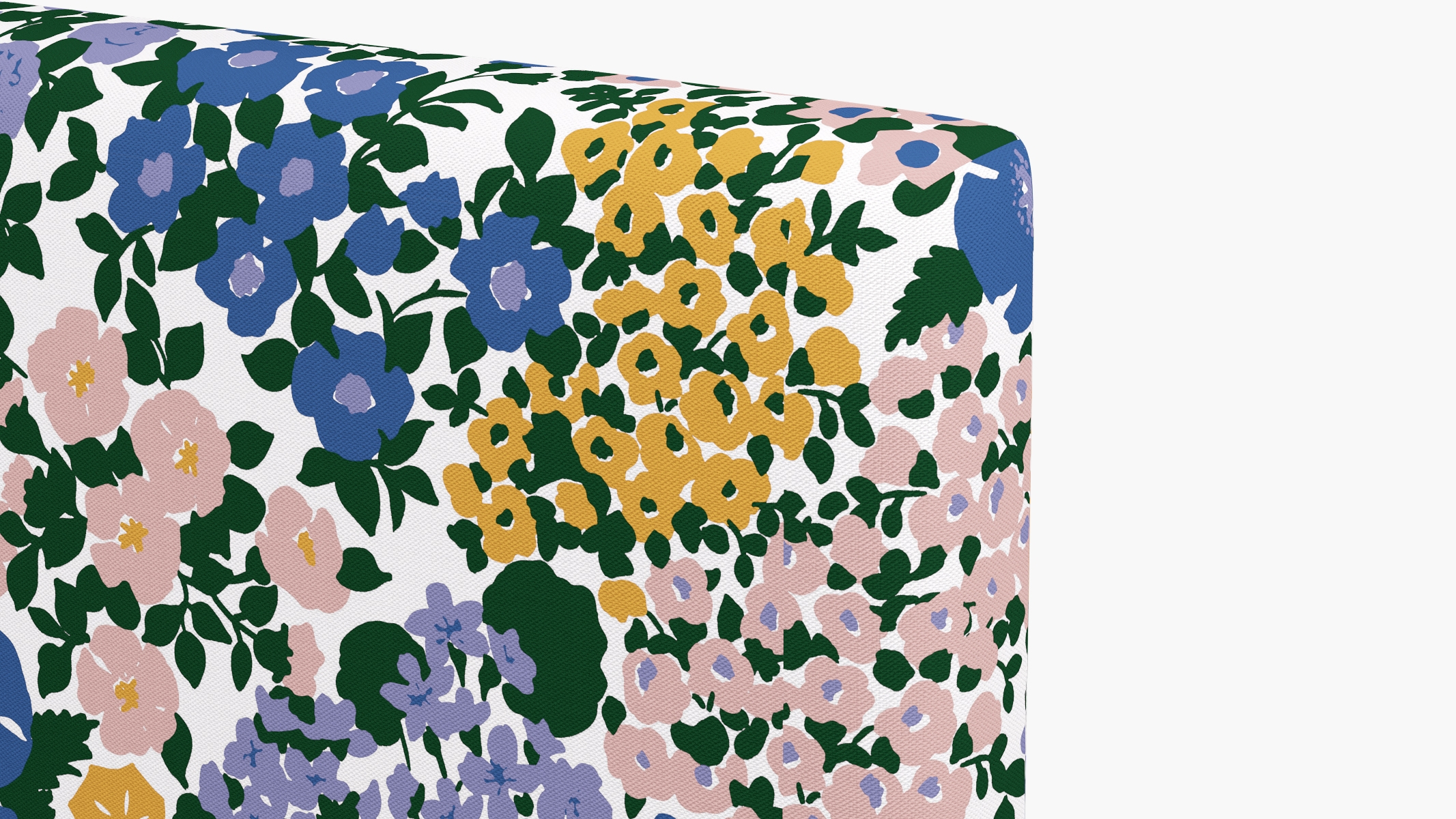 Square Back Headboard, Lavender Million Flowers, Full - Image 2