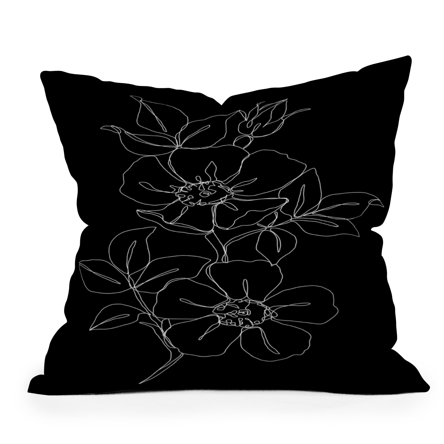 Botanical Illustration by The Colour Study - Indoor Throw Pillow 20" x 20" Cover Only - Image 0