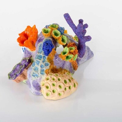 Decorative Pacific Reef Aquarium Sculpture - Image 0