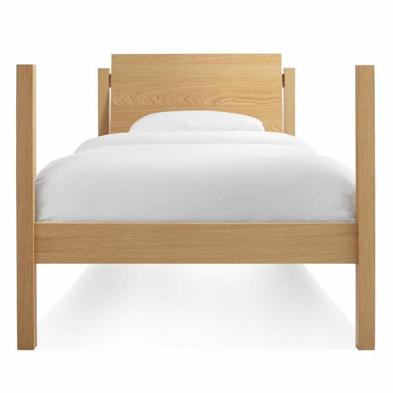 Blu Dot Post Up Platform Bed Size: Full, Color: White Oak - Image 0