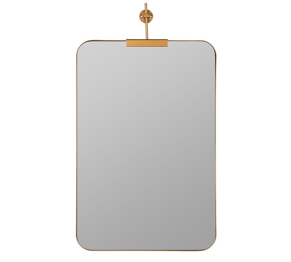 Everleigh Wall Mirror, Gold, 35.5"H - Image 0