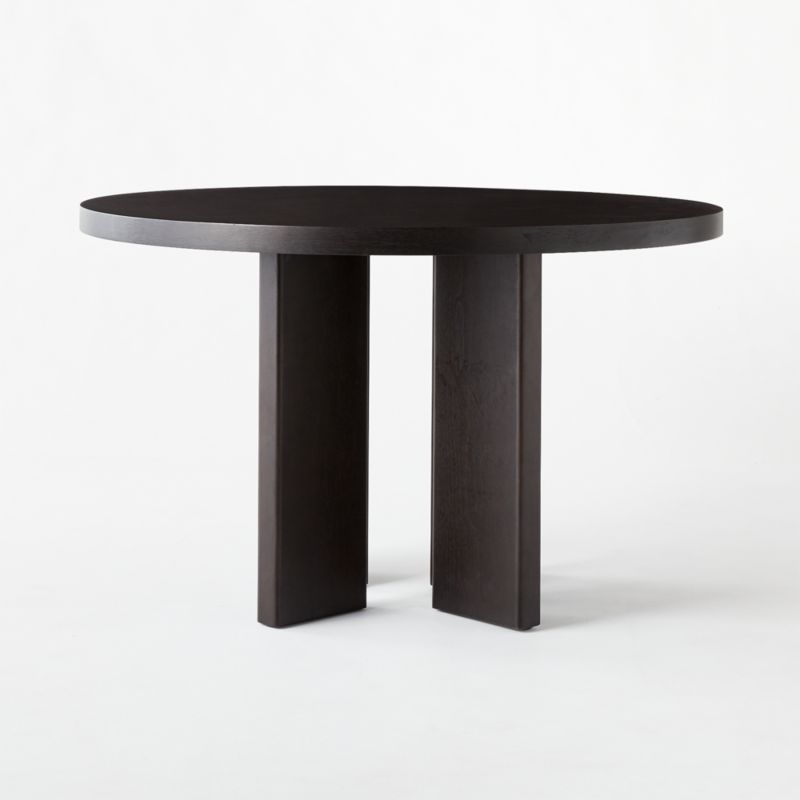 Shadow Blackened Wood Dining Table - Backorder: Late April - Image 0