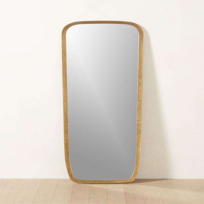 Ponder Brass Full-Length Floor Mirror 36''x72'' - Image 0