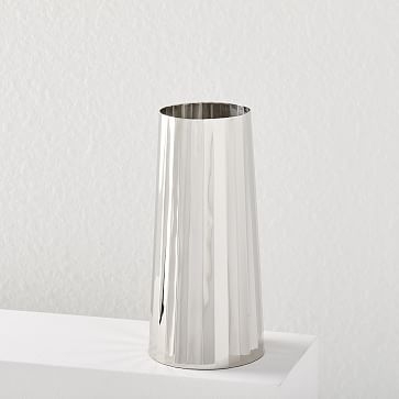 Pure Foundations Vase, Nickel, Medium - Image 0