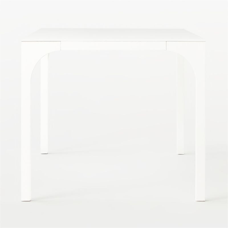 Aqua Virgo 72" Rectangular White Dining Table - Image 4