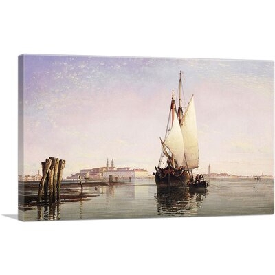 ARTCANVAS Evening On The Lagoon From Venice Canvas Art Print By Edward William Cooke1_Rectangle - Image 0