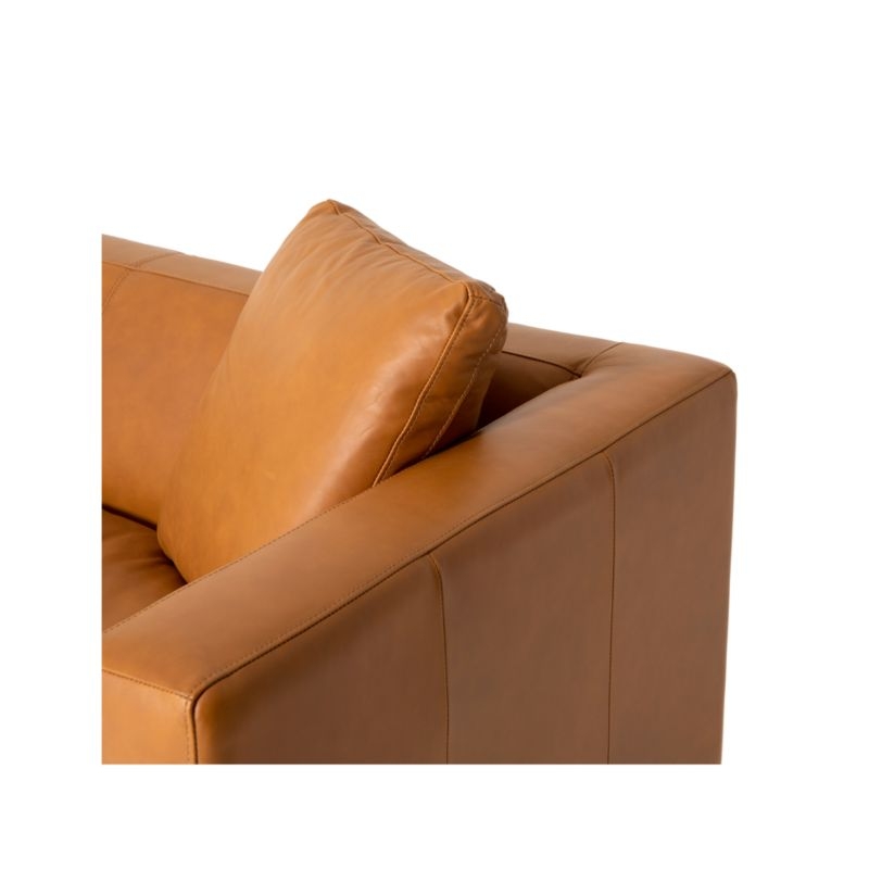 Topher 85" Leather Sofa - Image 3