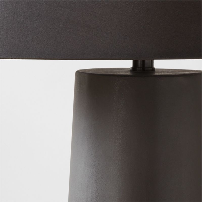 Polar Black Cement Floor Lamp by Kara Mann - Image 2