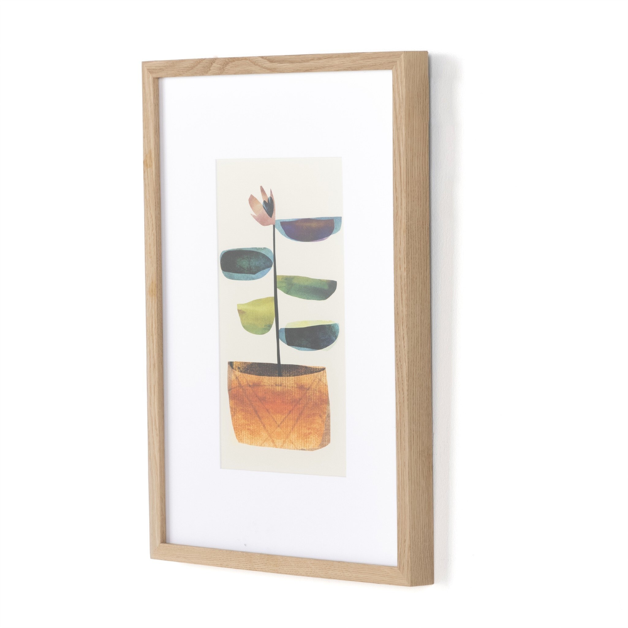 Pot Plant I by Dan Hobday - Vertical Grain 2.5 White Oak - Image 1
