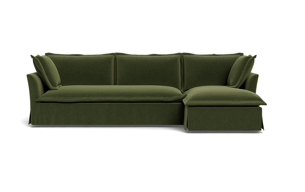 Skylar Slipcovered Right Chaise Sectional - Image 0