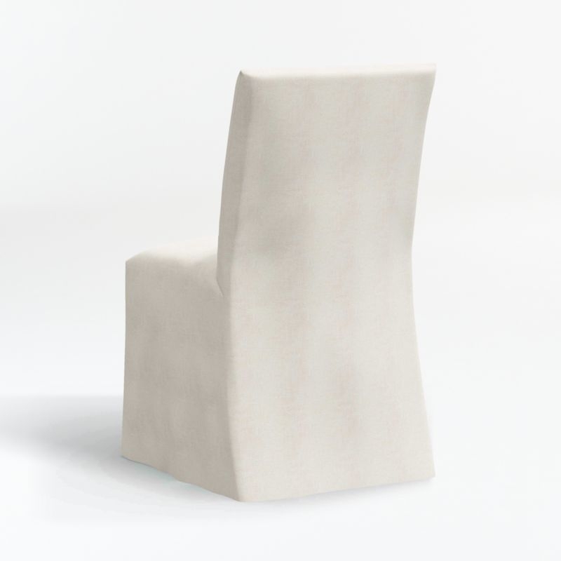 Addison White Slipcover Dining Chair - Image 3