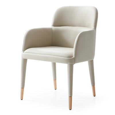 Katrina Arm Chair in Beige - Image 0