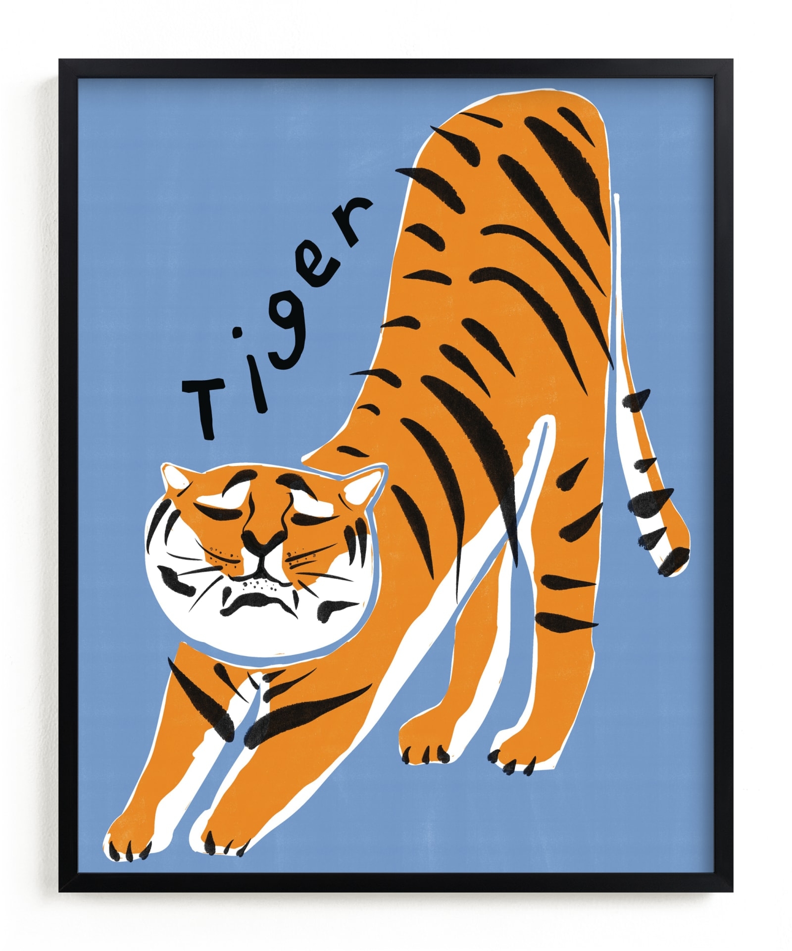Tiger Yoga Limited Edition Fine Art Print 2 - Image 0