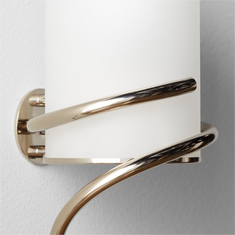 Coiled Champagne Wall Sconce - Image 2