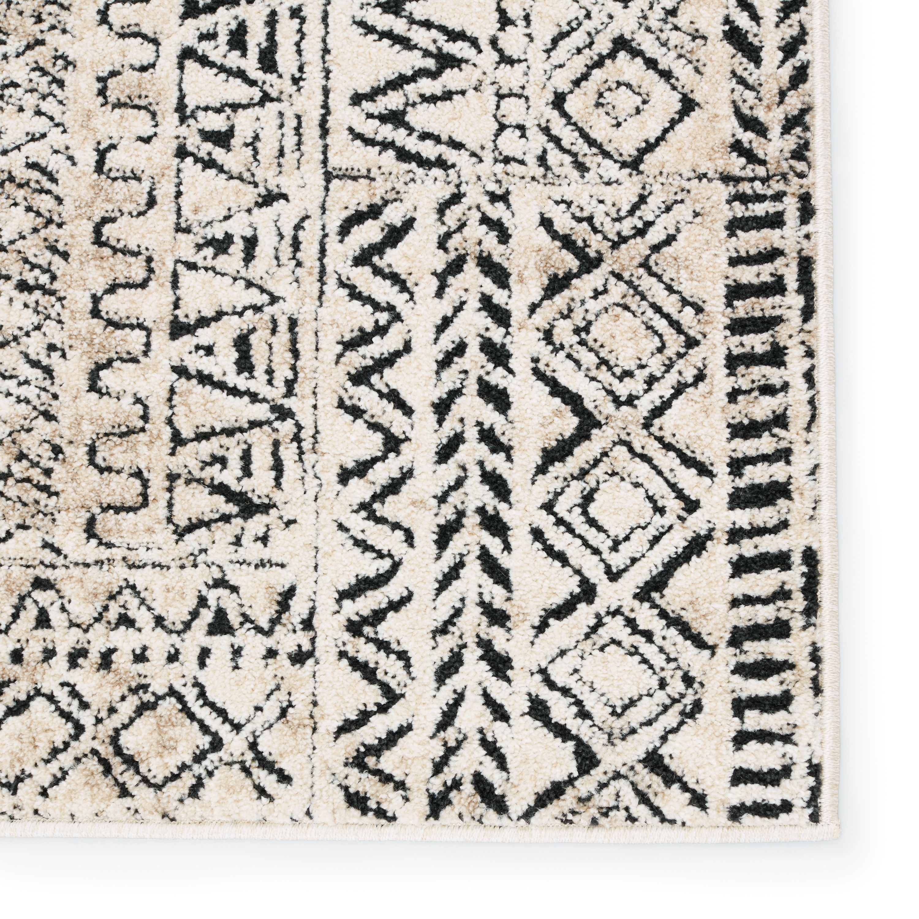 Vibe by Cyler Tribal Cream/ Black Area Rug (9'2"X13') - Image 3