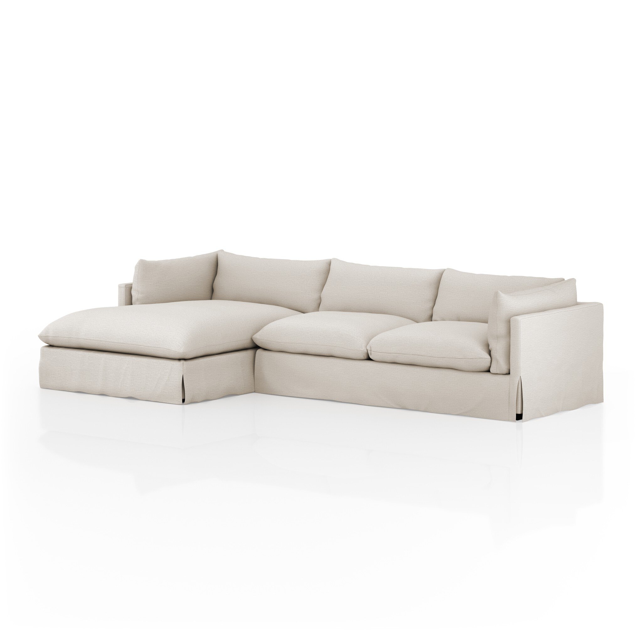 Habitat Slipcover 2-Piece Sectional - Valley Nimbus - Image 1