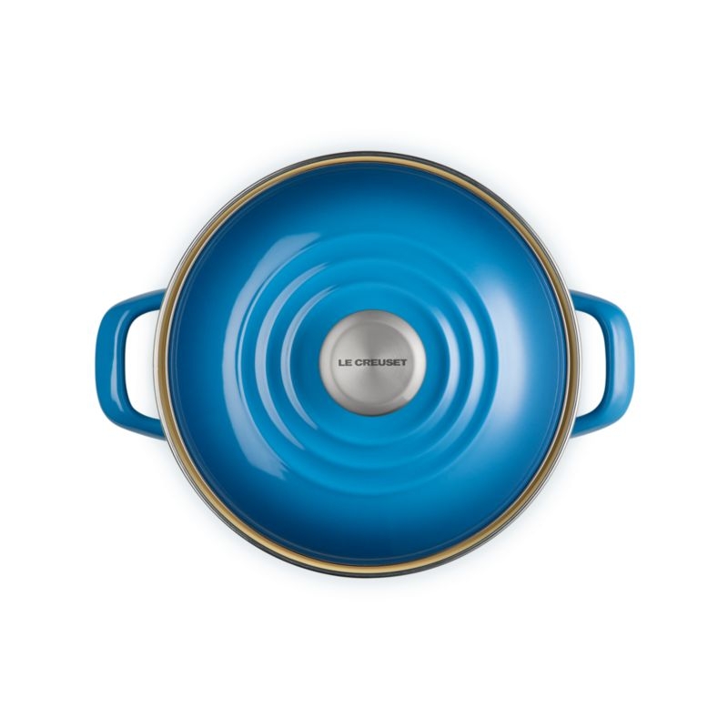 Le Creuset ® 6-Qt. Marseille Enameled Stockpot with Stainless Steel Knob - Image 1