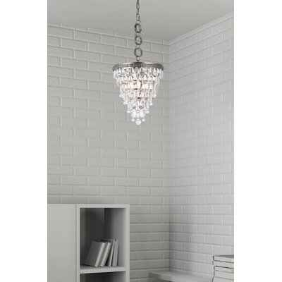 Rutha 3 - Light Unique / Statement Tiered Chandelier with Crystal Accents - Image 0