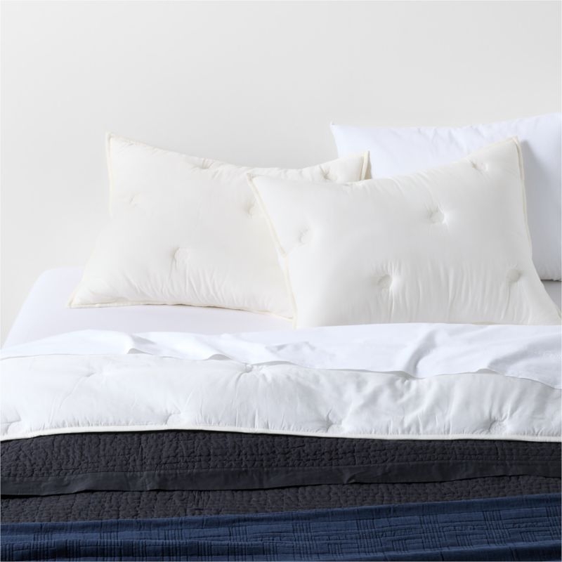 Organic Cotton Voile Pampas Ivory Twin/Twin XL Comforter - Image 1