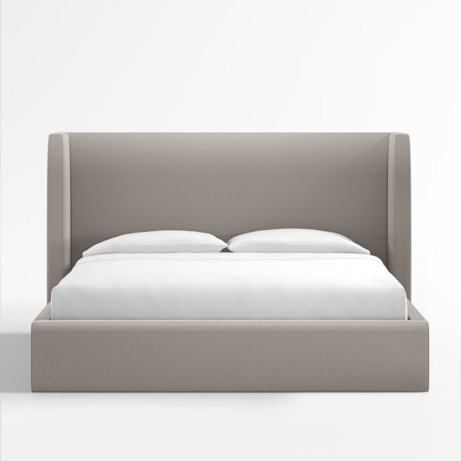Arden Graphite Grey Upholstered King Bed with 52" Headboard - Image 0